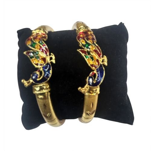 Golden Peacock Bangles